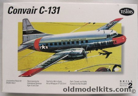 Testors 1/126 Convair C-131A Samaritan - (Convairliner 240 / 340) - (ex Hawk), 905 plastic model kit